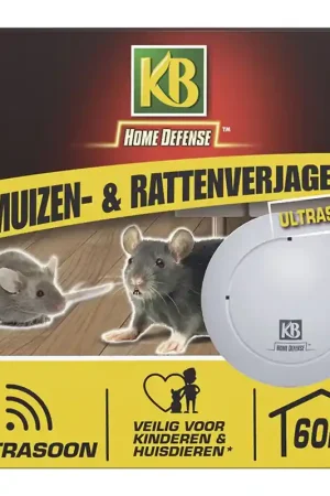 KB Home Defense muizen- en rattenverjager ultrasoon | Koopje