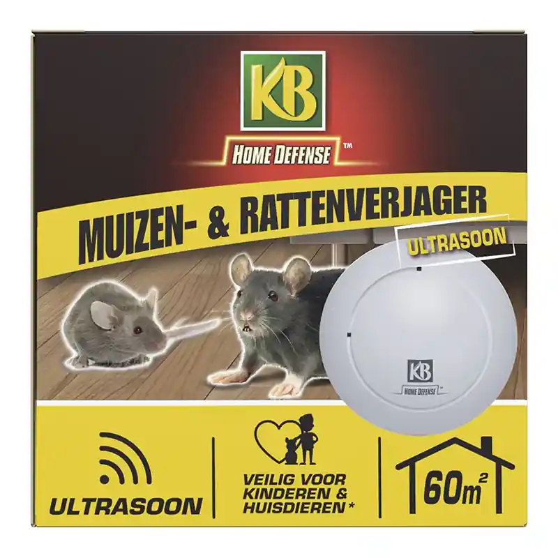 KB Home Defense muizen- en rattenverjager ultrasoon | Koopje