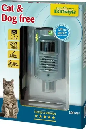 ECOstyle honden en katten verjager 200 m² - Meest verkocht
