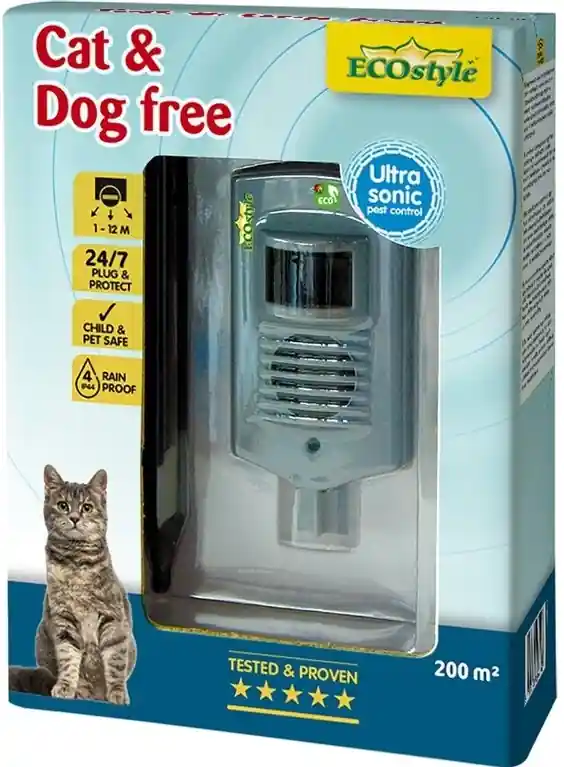 ECOstyle honden en katten verjager 200 m² - Meest verkocht
