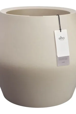 Nog enkele stuks | Elho June Split Low 46 - Ø46xH42 cm - Binnen en Buiten - 100% gerecycled