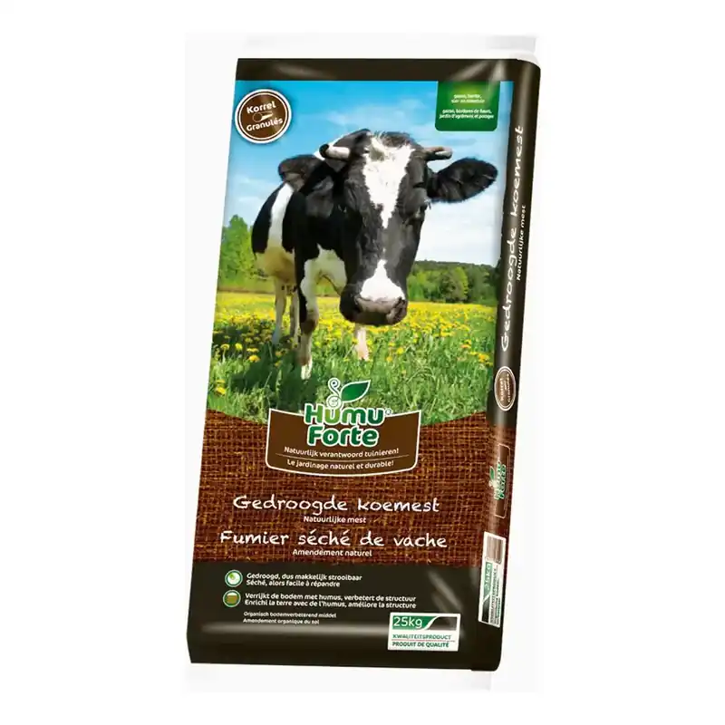 HumuForte gedroogde koemest korrels 40L | Premium