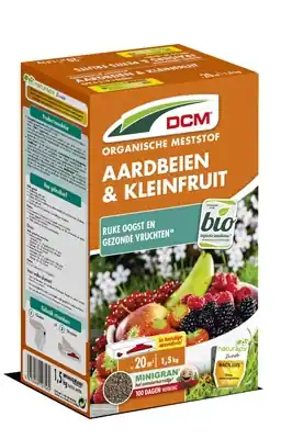 DCM meststof aardbeien en kleinfruit 1,5kg, 20m² - Nog maar enkele beschikbaar