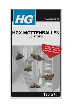 Nieuw product | HG mottenballen