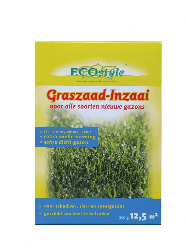 Voorraad bijna op - ECOstyle graszaad-inzaai 250 gr
