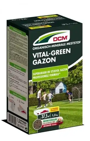 DCM vital-green gazon 1,5 kg | Wees er snel bij