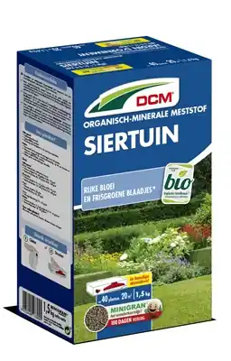 Uitverkoop - DCM meststof siertuin 1,5kg, 20m²