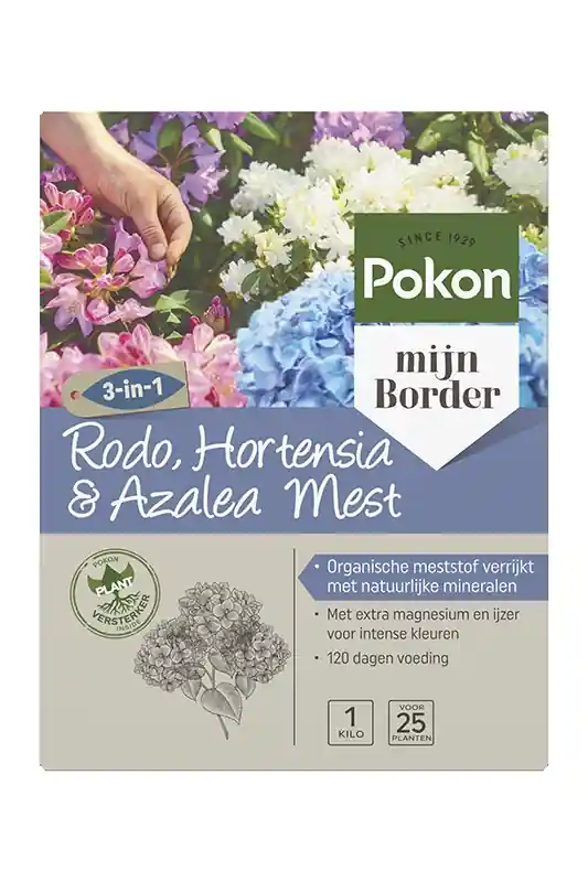 Pokon rodo, hortensia en azalea mest 1 kg - Hoog gewaardeerd