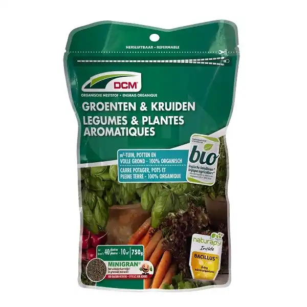 DCM meststof groenten en kruiden - Opruiming