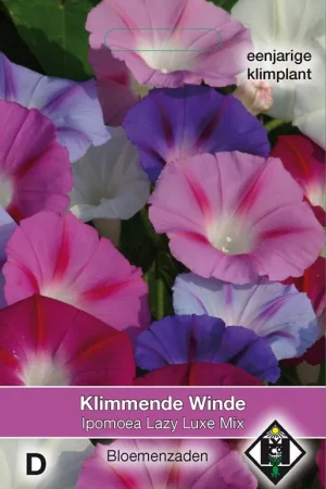 Ipomoea purpurea ‘Lazy Luxe Mix‘ - klimmende winde | Bestseller
