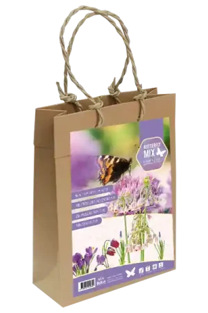 Tasje met bloembollen vlinder mix | Actie