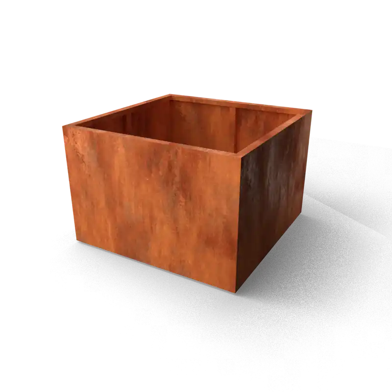 Extra voordeel | Cortenstaal plantenbak 120x120x80 cm