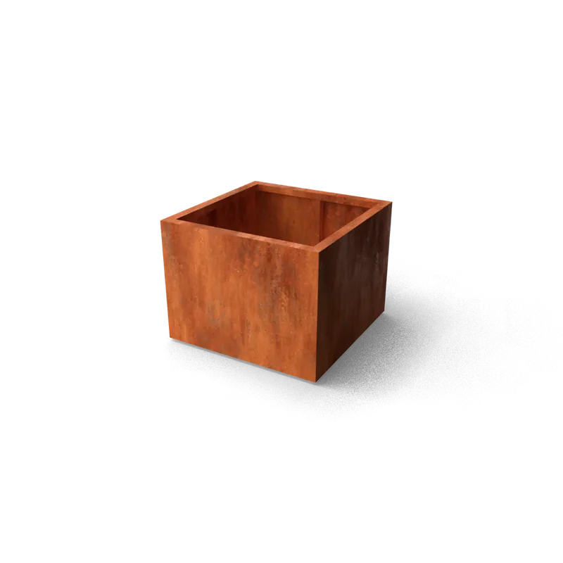 Favoriet van klanten - Cortenstaal plantenbak 80x80x60 cm