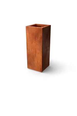 Voordeelprijs - Cortenstaal plantenbak 40x40x100cm