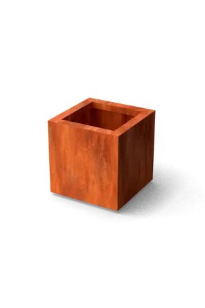 Favoriet van klanten | Cortenstaal plantenbak 40x40x40 cm