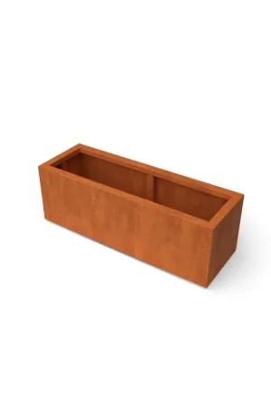 Alleen vandaag - Cortenstaal plantenbak 120x40x40 cm