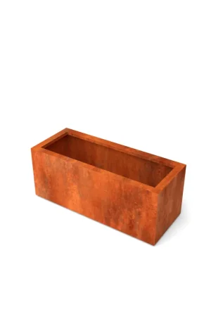Cortenstaal plantenbak 100x40x40cm - Populair bij klanten