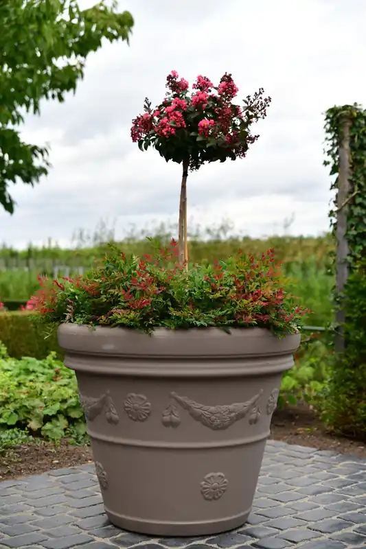 Snelle verzending | Plantenbak Felice 100 Taupe