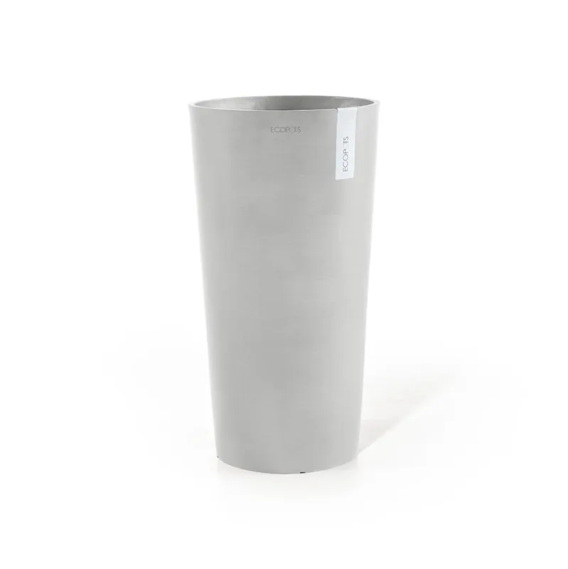 Prijsverlaging - Ecopots Amsterdam High White grey