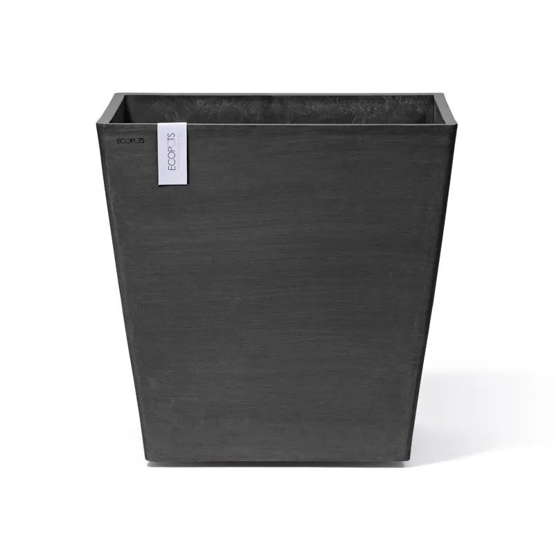 Ecopots Rotterdam Dark grey Met wielen | Direct beschikbaar