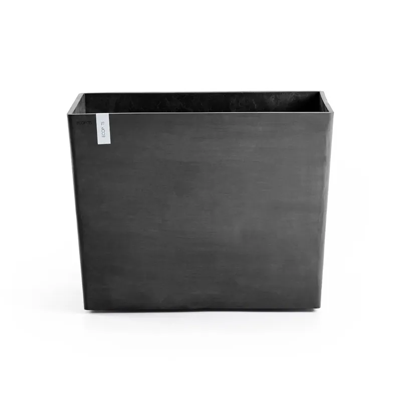 Ecopots Paris Dark grey Met wielen - Flitsaanbieding
