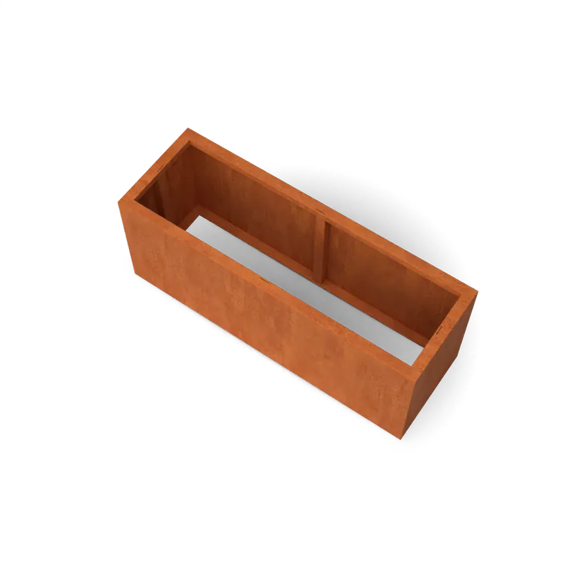 Cortenstaal plantenbak 150x50x60 cm - Zonder bodem - Verlaagde prijs