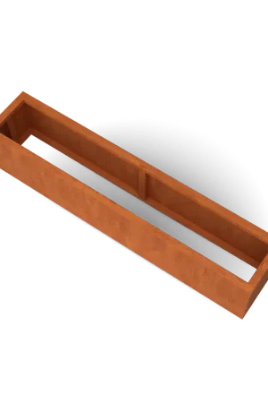 Actieprijs | Cortenstaal plantenbak 200x40x40 cm - Zonder bodem