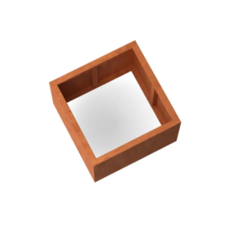 Cortenstaal plantenbak 80x80x60 cm - Zonder bodem | Tijdelijke actie