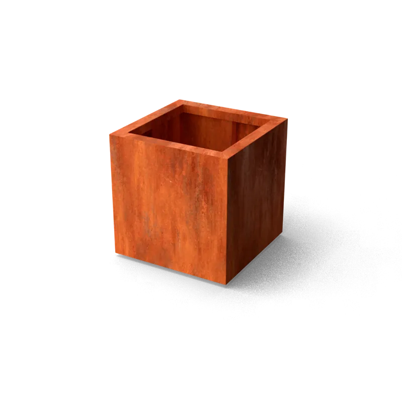 Populair bij klanten - Cortenstaal plantenbak 50x50x50 cm