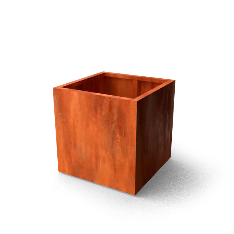 Cortenstaal plantenbak 80x80x80 cm | Premiumkwaliteit
