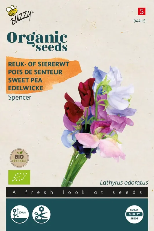 Nu beschikbaar - Lathyrus, Reuk- of Siererwt Spencer (BIO)