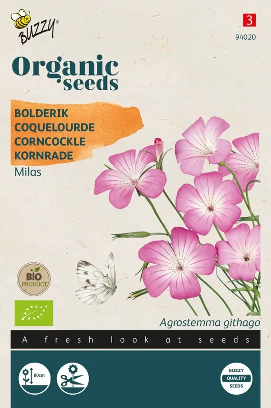 Agrostemma Bolderik Milas (BIO) - Bestelbaar