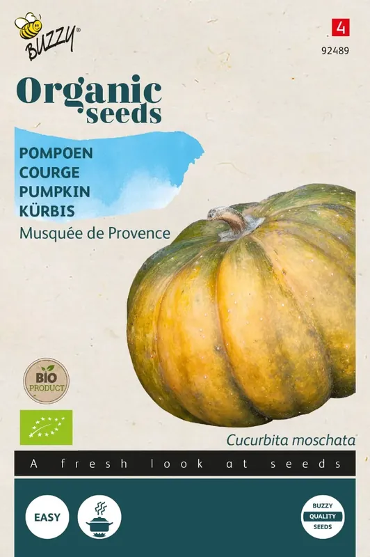 Nieuw binnengekomen | Eetbare Pompoen Musquée de Provence (BIO)