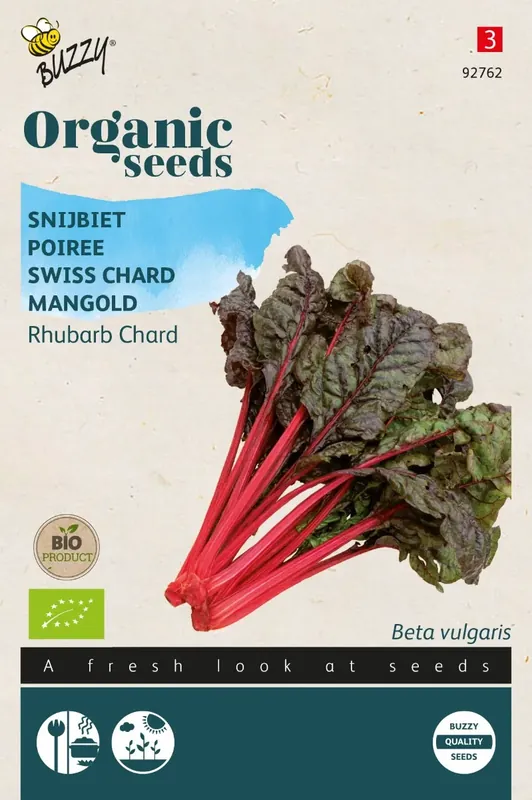 Snijbiet Rhubard Chard (BIO) | Favoriet van klanten