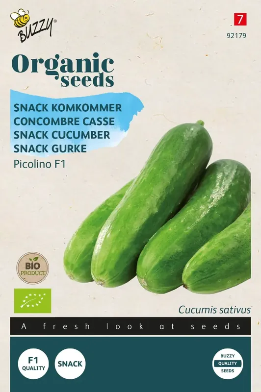 Prijs verlaagd - Snackkomkommer Picolino F1 (BIO)