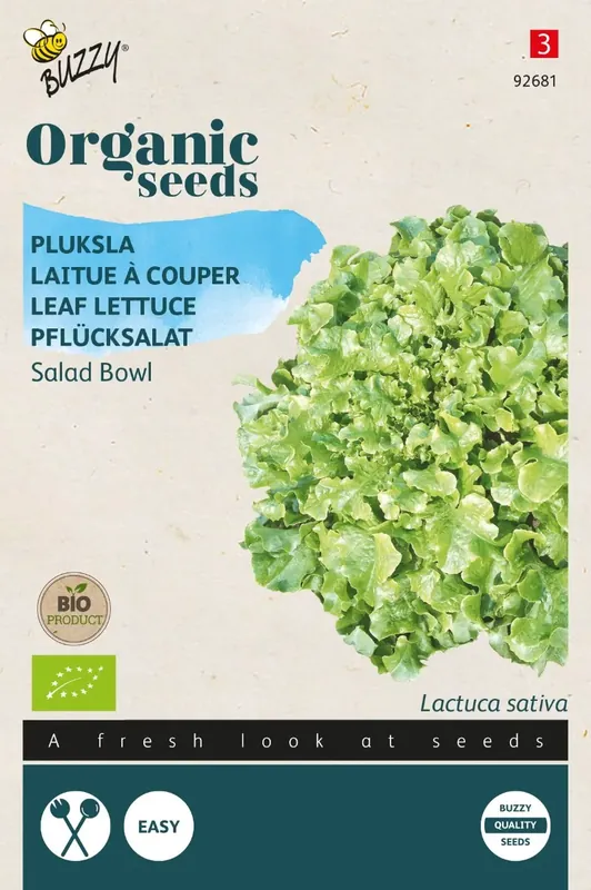 Net binnen - Pluksla Salad Bowl, groen (BIO)