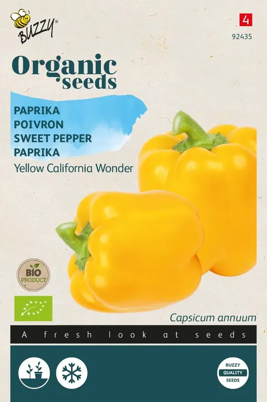 Laatste stuks | Paprika Yellow California Wonder (BIO)