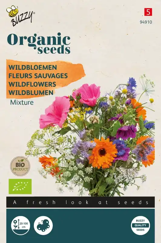 Wildbloemen mengsel (BIO) | Direct van de fabrikant