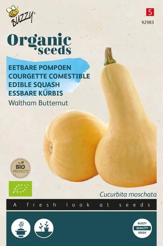 Eetbare Pompoen Waltham Butternut (BIO) | Net binnen