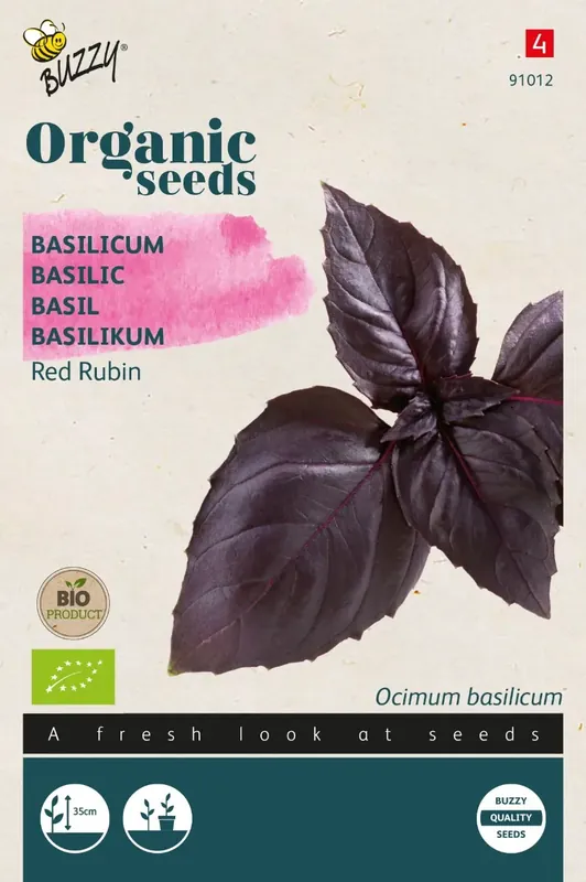 Basilicum Red Rubin (BIO) - Profiteer nu
