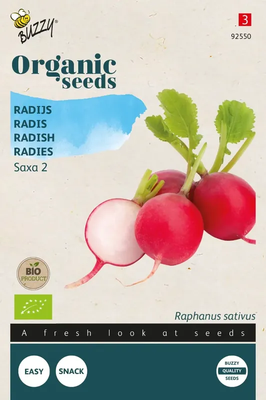 Bestelbaar - Radijs Saxa 2 (BIO)