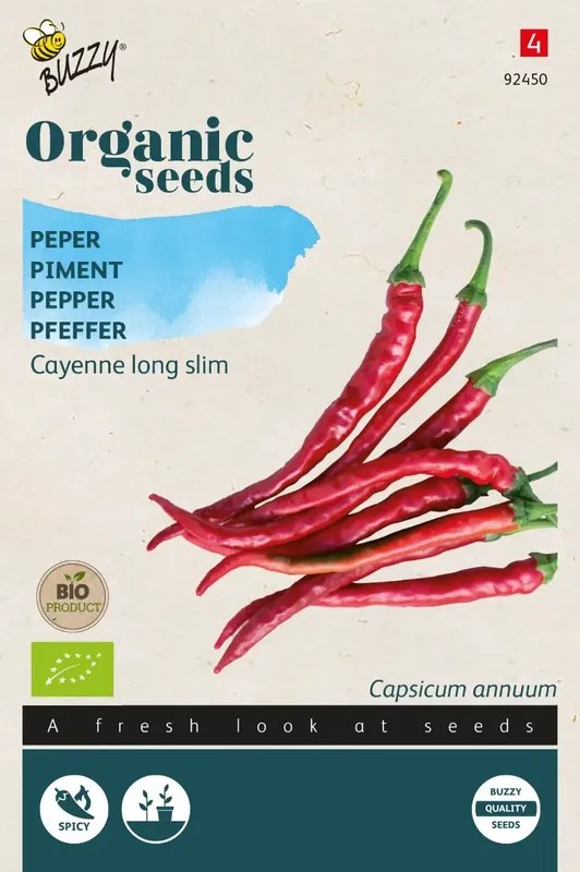 Populair | Peper Cayenne long slim (BIO)
