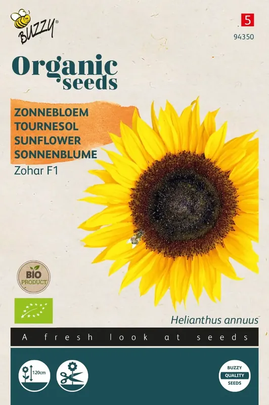 Helianthus, Zonnebloem Zohar F1 (BIO) - Mis het niet