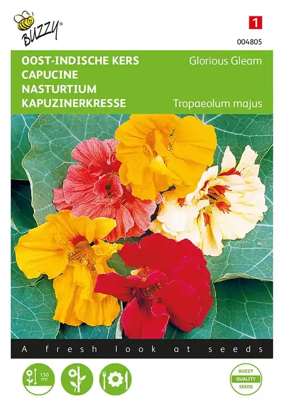 Tropaeolum, Oost-Indische kers Glorious Gleam - Direct van de fabrikant