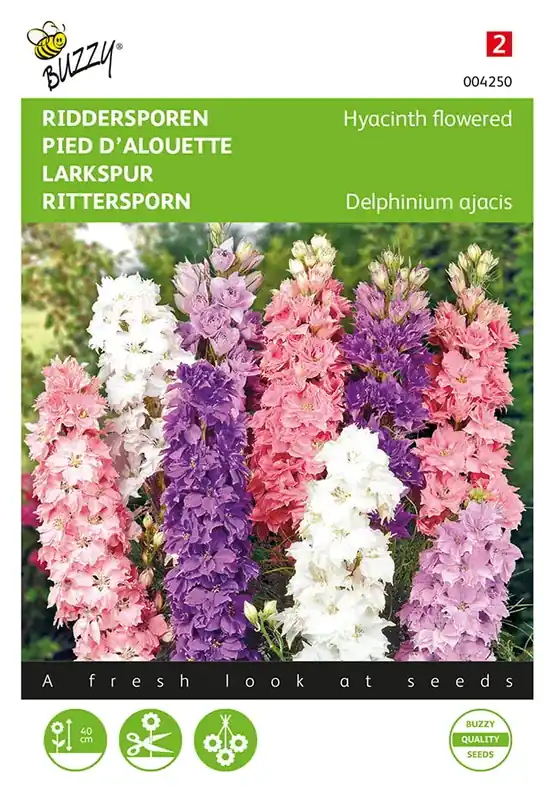 Delphinium, Ridderspoor gemengd - Veilig winkelen