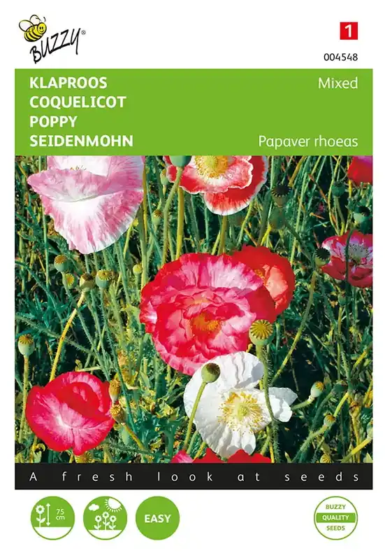 Papaver, Klaproos gemengd - Scherp geprijsd