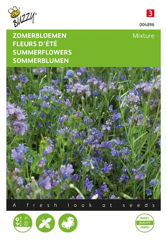Veel gevraagd - Zomerbloemen Blauw mengsel