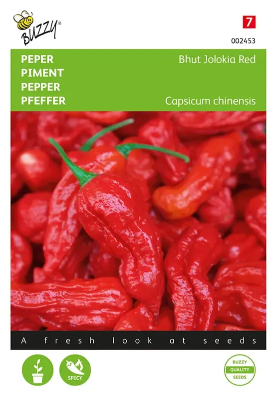 Fabrieksprijs - Peper Bhut Jolokia Red