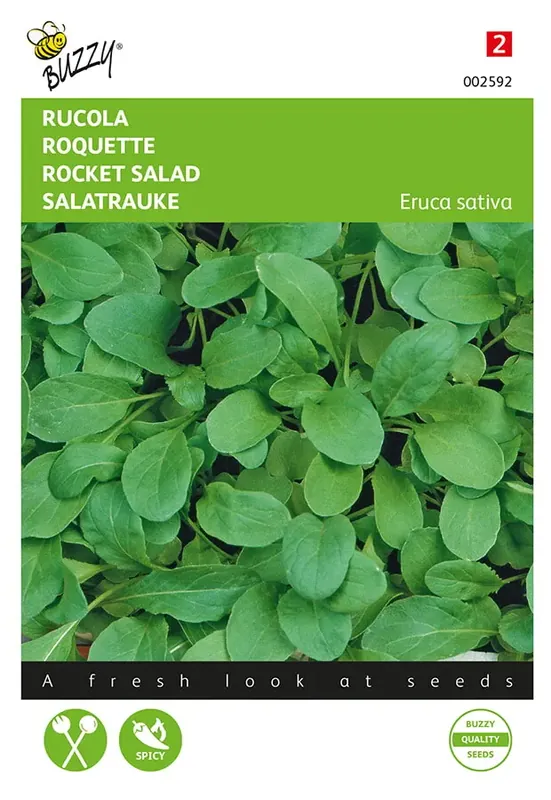 Rucola, Italiaanse snijgroente - Eenvoudig retourneren