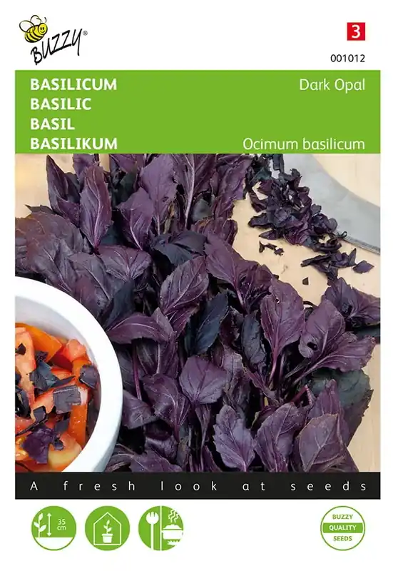 Hoog gewaardeerd | Basilicum Rode - Dark Opal